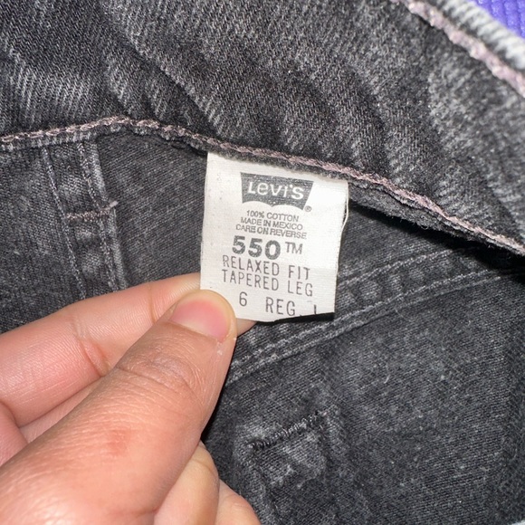 Vintage black Levi’s 550 - Picture 4 of 4